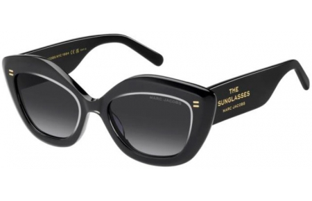 Gafas de Sol - Marc Jacobs - MARC 800/S - MNG (9O) CRYSTAL BLACK // DARK GREY GRADIENT