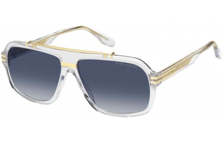 Gafas de Sol - Marc Jacobs - MARC 840/S - 900 (08) TRANSPARENT // DARK BLUE GRADIENT