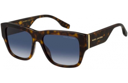 Gafas de Sol - Marc Jacobs - MARC 842/S - 086 (08) HAVANA // DARK BLUE GRADIENT