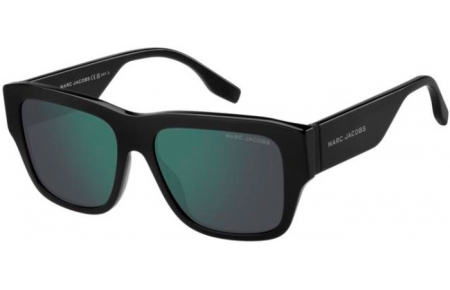 Gafas de Sol - Marc Jacobs - MARC 842/S - 807 (MT) BLACK // GREEN MIRROR