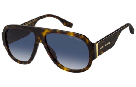 Gafas de Sol - Marc Jacobs - MARC 843/S - 086 (08) HAVANA // DARK BLUE GRADIENT