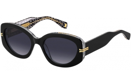 Gafas de Sol - Marc Jacobs - MJ 1099/S - TAY (9O) BLACK PATTERNED WHITE // DARK GREY GRADIENT