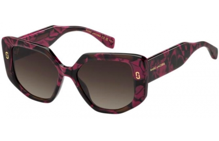 Gafas de Sol - Marc Jacobs - MJ 1116/S - I34 (HA) MARBLE BURGUNDY // BROWN GRADIENT