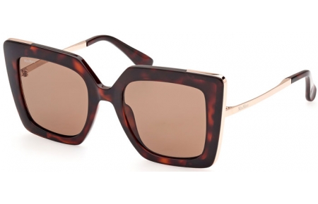 Gafas de Sol - MaxMara - MM0051 DESIGN4 - 54S  HAVANA RED // BURGUNDY