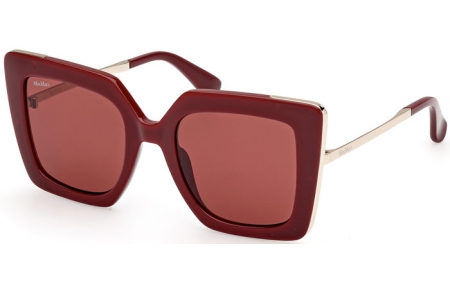 Gafas de Sol - MaxMara - MM0051 DESIGN4 - 69S  SHINY BURGUNDY // BURGUNDY