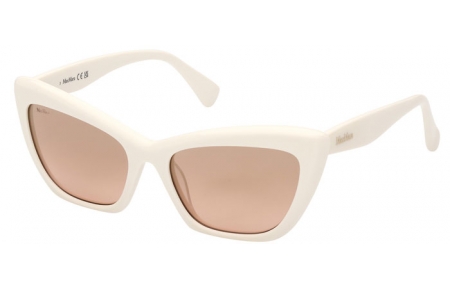 Gafas de Sol - MaxMara - MM0063 LOGO14 - 21G  WHITE // BROWN MIRROR