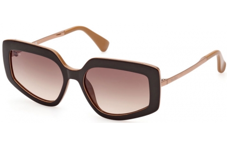 Gafas de Sol - MaxMara - MM0069 DESIGN7 - 50F  DARK BROWN // BROWN GRADIENT