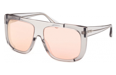 Lunettes de soleil - MaxMara - MM0073 EILEEN - 03L  TRANSPARENT GREY // LIGHT ROVIEX MIRROR