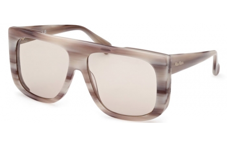 Gafas de Sol - MaxMara - MM0073 EILEEN - 20E  STRIPED GREY LIGHT BROWN // BROWN