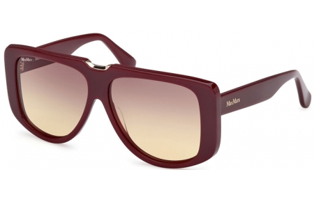 Gafas de Sol - MaxMara - MM0075 SPARK1 - 69F  SHINY BURGUNDY // BROWN GRADIENT