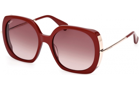 Gafas de Sol - MaxMara - MM0079 MALIBU9 - 66F  SHINY RED // BROWN GRADIENT