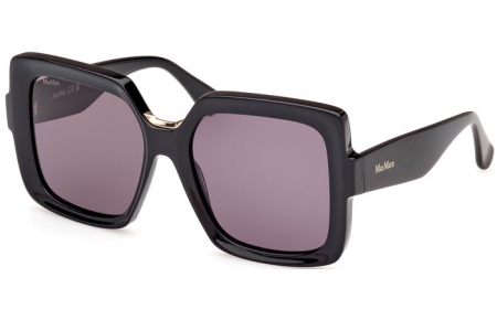 Gafas de Sol - MaxMara - MM0088 ERNEST - 01A  SHINY BLACK // GREY