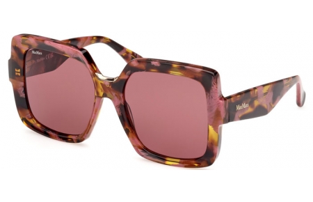 Gafas de Sol - MaxMara - MM0088 ERNEST - 55S  HAVANA MULTICOLOR // BORDEAUX