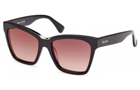 Gafas de Sol - MaxMara - MM0089 SPARK3 - 01F  SHINY BLACK // BROWN GRADIENT