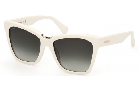 Gafas de Sol - MaxMara - MM0089 SPARK3 - 21P  SHINY WHITE // GREEN GRADIENT