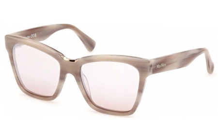 Gafas de Sol - MaxMara - MM0089 SPARK3 - 60G  STRIPED BEIGE // LIGHT BROWN GRADIENT