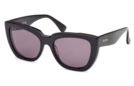 Gafas de Sol - MaxMara - MM0090 GLIMPSE4 - 01A  SHINY BACK // GREY