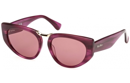 Gafas de Sol - MaxMara - MM0093 BRIDGE1 - 83Y  STRIPED VIOLET // VIOLET