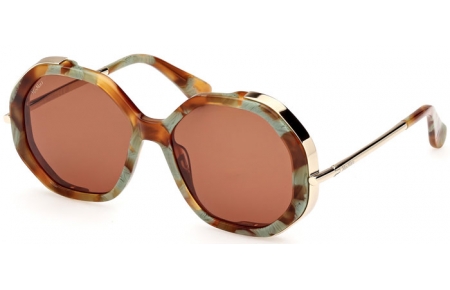 Gafas de Sol - MaxMara - MM0094 LIZ - 56E  HAVANA MULTICOLOR // BROWN