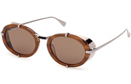 Gafas de Sol - MaxMara - MM0103 SELMA - 50E  STRIPED BROWN // BROWN