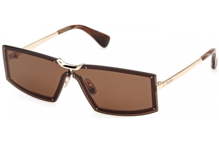 Gafas de Sol - MaxMara - MM0118 - 32E  SHINY PALE GOLD // BROWN