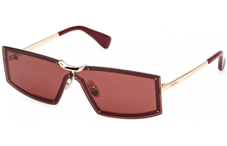 Gafas de Sol - MaxMara - MM0118 - 32S  SHINY PALE GOLD // BORDEAUX