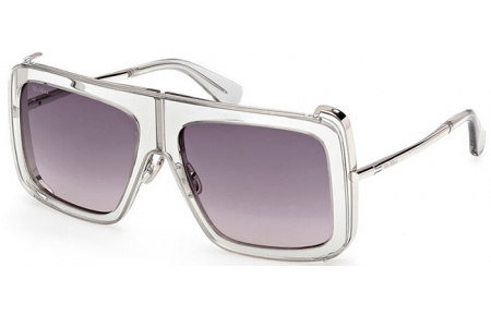 Gafas de Sol - MaxMara - MM0119 JEAN - 20B  SHINY GREY // GREY GRADIENT