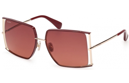 Gafas de Sol - MaxMara - MM0120 - 71F  SHINY BORDEAUX // BROWN GRADIENT