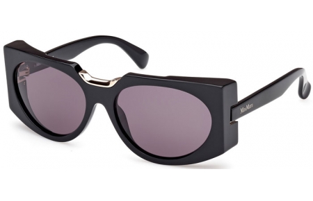 Gafas de Sol - MaxMara - MM0123 SPARK5 - 01A  SHINY BLACK // GREY