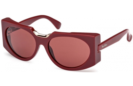 Gafas de Sol - MaxMara - MM0123 SPARK5 - 69S  SHINY BORDEAUX // BORDEAUX