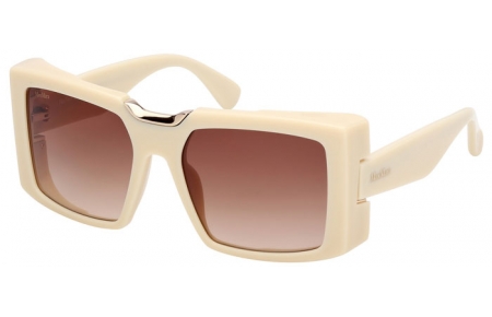 Gafas de Sol - MaxMara - MM0124 SPARK6 - 25F  SHINY IVORY // BROWN GRADIENT