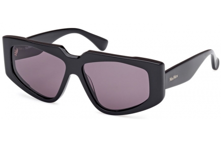 Gafas de Sol - MaxMara - MM0125 - 01A  SHINY BLACK // GREY