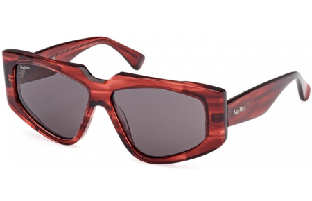 Gafas de Sol - MaxMara - MM0125 - 68A  STRIPED RED // GREY