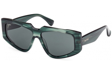 Gafas de Sol - MaxMara - MM0125 - 98N  STRIPED GREEN // GREEN