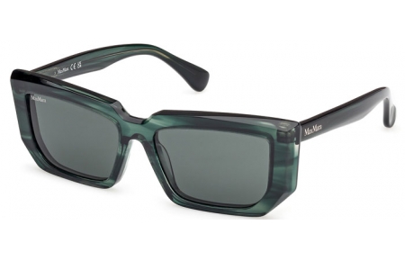 Gafas de Sol - MaxMara - MM0126 - 98N  STRIPED DARK GREEN // GREEN