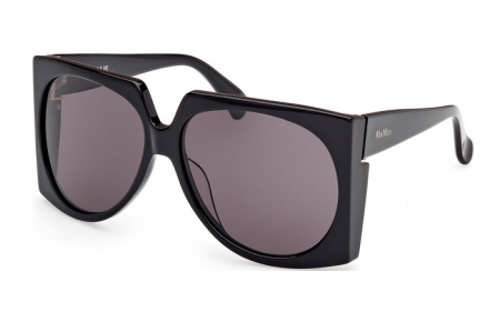 Gafas de Sol - MaxMara - MM0133 ANNE - 01A  SHINY BLACK // GREY