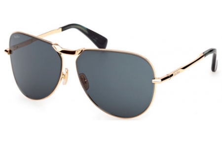 Gafas de Sol - MaxMara - MM0134 MILLER-2 - 30N  SHINY GOLD // GREEN