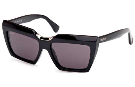 Gafas de Sol - MaxMara - MM0137 SPARK-7 - 01A  SHINY BLACK // GREY