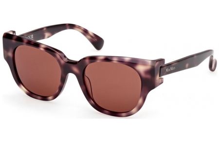 Gafas de Sol - MaxMara - MM0138 CLIP - 52E  HAVANA PINK // BROWN