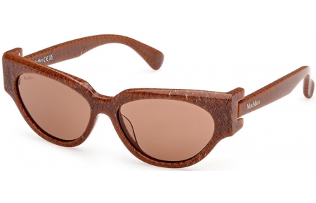 Gafas de Sol - MaxMara - MM0139 CLIP-1 - 56E  BROWN TEXTURE // BROWN