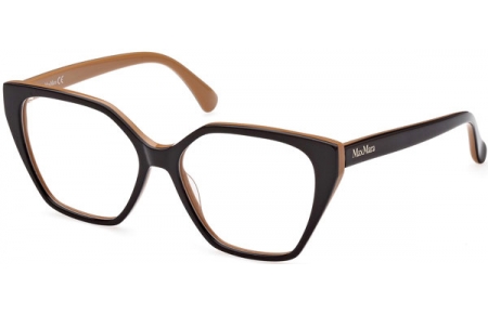 Lunettes de vue - MaxMara - MM5085 - 050  DARK BROWN BEIGE