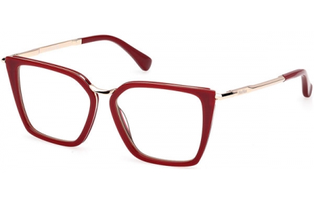 Monturas - MaxMara - MM5151-B - 069  SHINY BURGUNDY PALE GOLD