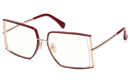 Monturas - MaxMara - MM5156-B - 071  SHINY BURGUNDY PALE GOLD