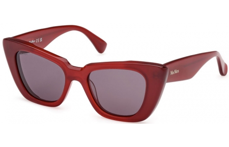 Gafas de Sol - MaxMara - MM0099 GLIMPSE5 - 66A  SHINY DARK RED // GREY