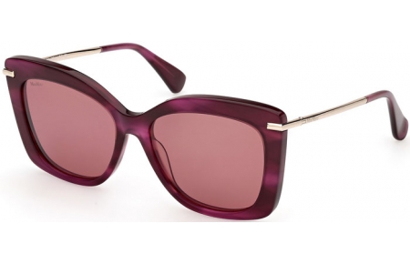 Gafas de Sol - MaxMara - MM0101 BETH1 - 83W  STRIPED PURPLE // VIOLET