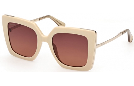 Gafas de Sol - MaxMara - MM0051 DESIGN4 - 25F  SHINY IVORY // BROWN GRADIENT