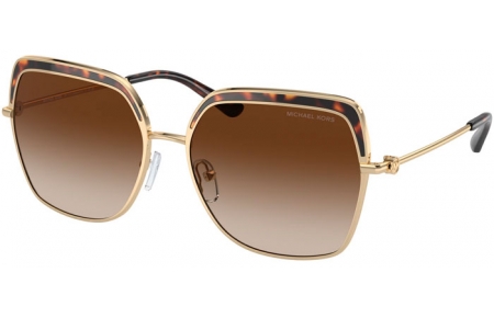 Gafas de Sol - Michael Kors - MK1141 GREENPOINT - 101413  LIGHT GOLD // BROWN GRADIENT