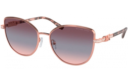 Gafas de Sol - Michael Kors - MK1144B CATALONIA - 11080J  SHINY ROSE GOLD // BLUE GRADIENT PINK