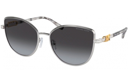 Gafas de Sol - Michael Kors - MK1144B CATALONIA - 18938G  SHINY SILVER // NAVY BLUE GRADIENT