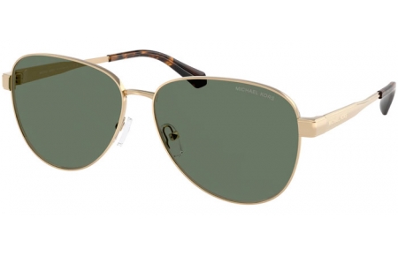 Gafas de Sol - Michael Kors - MK1160 BIARRITZ - 10143H  SHINY LIGHT GOLD // GREEN